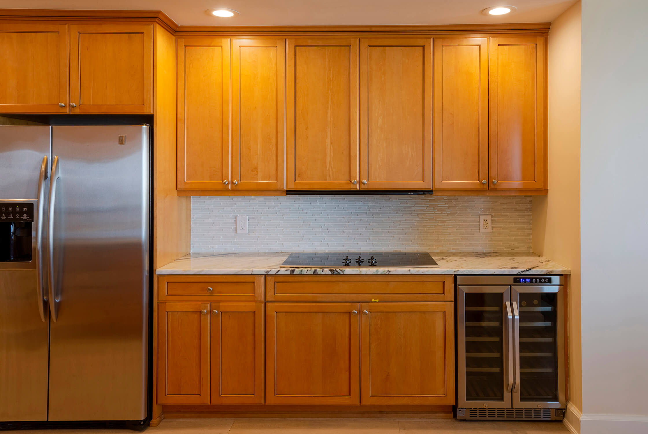 After version of this cabinet door replacement project